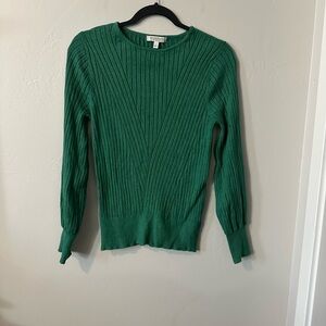 Liverpool Green Ribbed Crew Neck Sweater